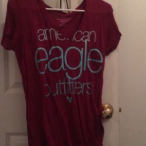 V- neck American eagle shirt